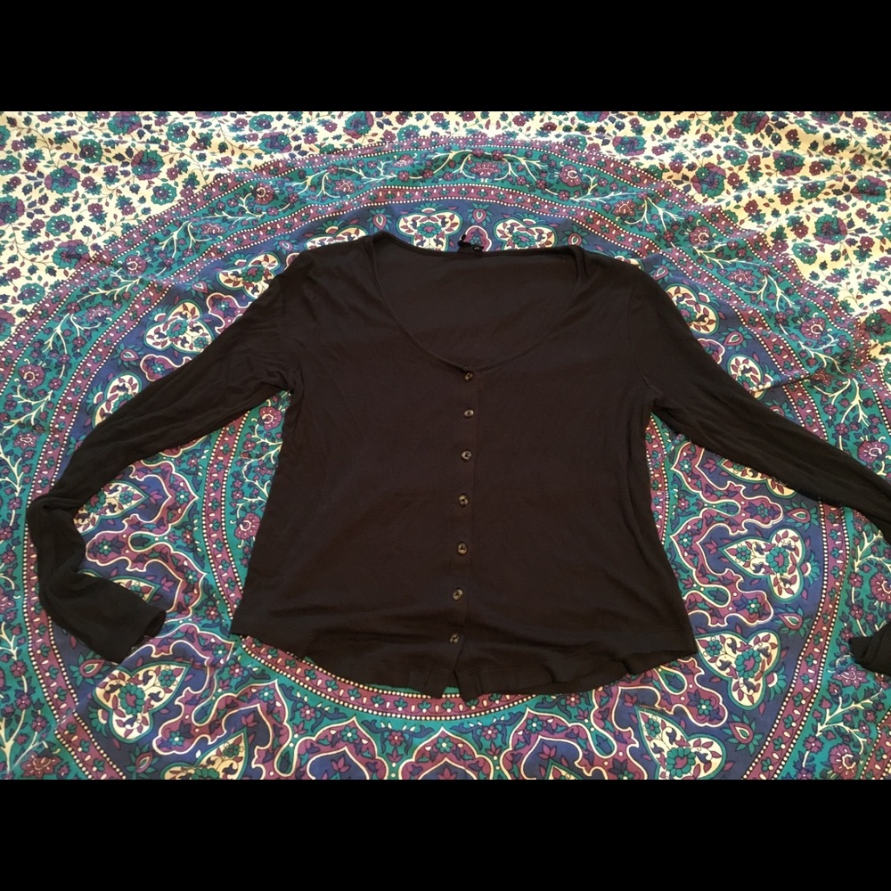 Stretchy Urban Outfitters button top